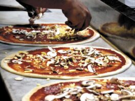 Pizza making at La Camera Southgate